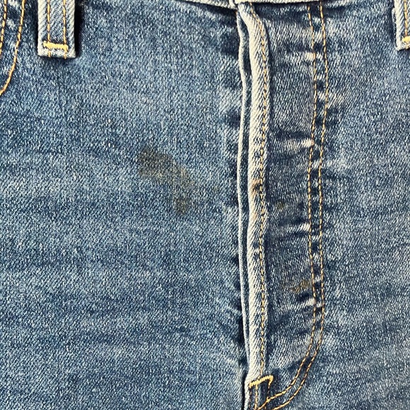 Levi’s women’s rib cage straight ankle Classic Blue Jeans size 26 button… - Picture 2 of 9